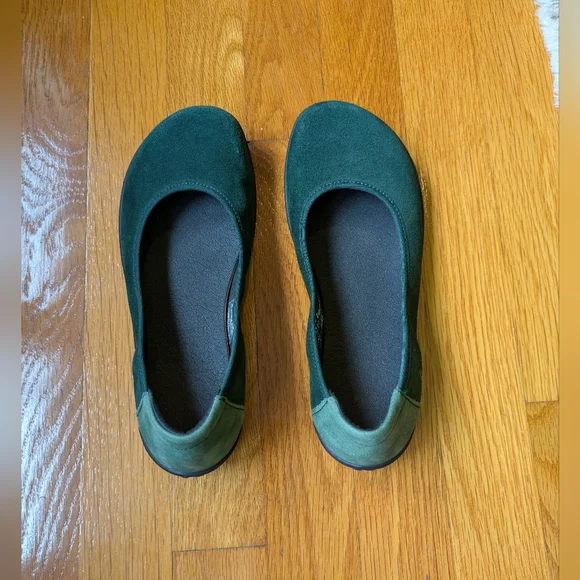 Ballet Flats Be Lenka - Sophie - Emerald Green Suede 36 - Picture 2 of 8